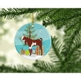 thumbnail image 2 of Jamnapari Goat Christmas Ceramic Ornament, 2 of 3