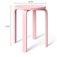 thumbnail image 6 of Mainstays Kids Wood Nightstand Side Table, Blushing Rose, 6 of 6