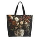 thumbnail image 1 of Fotbe Vintage Floral Vase A Bolsa Tote Estética de Lona con Estampado para Mujer - Bolsa Reutilizable de Hombro Casual para Vacaciones, Compras, Trabajo y Gimnasio, 1 of 8