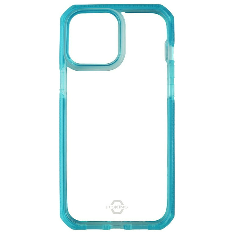 ITSKINS Supreme Clear Case for iPhone 13 Pro Max - Light Blue and