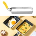 thumbnail image 6 of Omelette Ring Egg Frying Mold Pancake Frame Versatile Stainless Steel Construction for Griddle Pan Cooking, 6 of 9