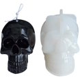 thumbnail image 1 of DIY candle mold, 3D skull silicone mold handicraft candle making mold, Halloween party accessories candy mold, silicone, 1 of 5