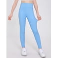 thumbnail image 6 of Arshiner Girls Athletic Leggings High Waist Yoga Pants for Kids with Pockets Dance Running Workout Tights, 6 of 6