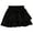 Girl Skirt-Black, variant on KkSLirnhs 6 Years Girls' Summer Tulle Bubble Skirt with Ruffle Details and Elastic Waist Lightweight Tiered Ruffle Short Skirts Black