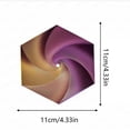 thumbnail image 3 of MOAOASPER Hexagonal Fidget Toy, Geometric Spiral Fidget Toy for Adults, Sensory Stress Relief Fidget Toy, Visual Fidget Toy for Anxiety Relief Desk Decor, 3 of 6
