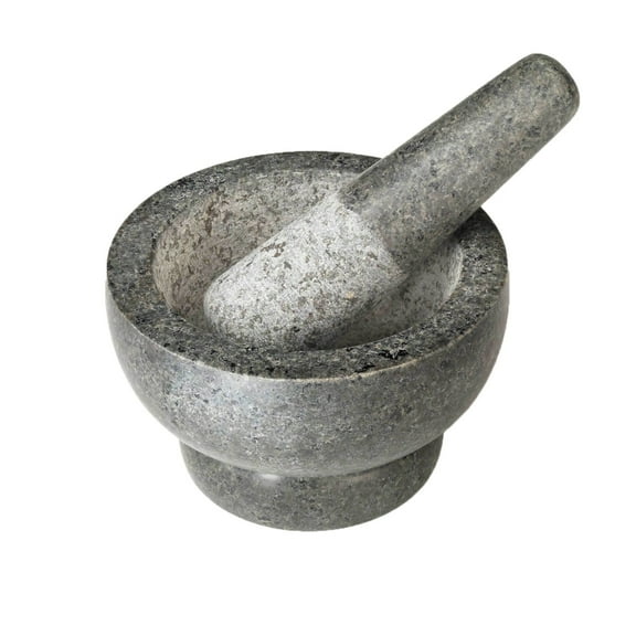 Cole & Mason Granite Mortar & Pestle for Herbs & Spices,  4-Pound Gray, 5.5"