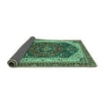 thumbnail image 2 of Ahgly Company Indoor Rectangle Abstract Turquoise Blue Modern Area Rugs, 2' x 4', 2 of 4
