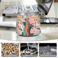 thumbnail image 6 of Yayeee Ashtray with Lid for Cigarette Smokeless Stainless Steel Home Ash Holder, Art City, 6 of 7