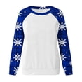 thumbnail image 4 of qucoqpe Womens Christmas Sweatshirt Long Sleeve Shirts Graphics Pullover Top for Women, 4 of 5