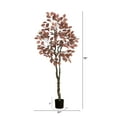 thumbnail image 2 of Nearly Natural 6ft. Autumn Dogwood Artificial Fall Tree, 2 of 10