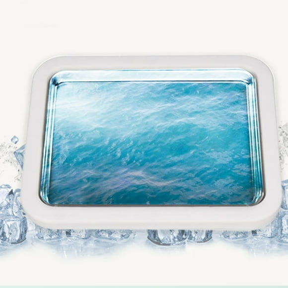 Ice Cream Maker Pan Rolled Ice Cream Machine Cold Plate Stainless Steel Ice Maker Pan Ice Maker Pan With Scraper Mini Rolled Ice Cream Yogurt Maker Machine Stainless Steel Cold
