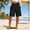 Black, variant on Summer Shorts for Women,Work Pants Beach Vacation Clothes Summer Pull On Short with Pockets Comfy Lightweight Gauze Pants with Pockets Loose Fit Wide Leg Capri Dark blue S