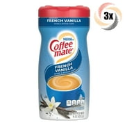 3x Containers Nestle Coffee Mate French Vanilla Flavor Coffee Creamer - 15oz