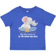 thumbnail image 3 of Inktastic My Noni Loves me to the Moon and Back Elephant Family Boys or Girls Baby T-Shirt, 3 of 5