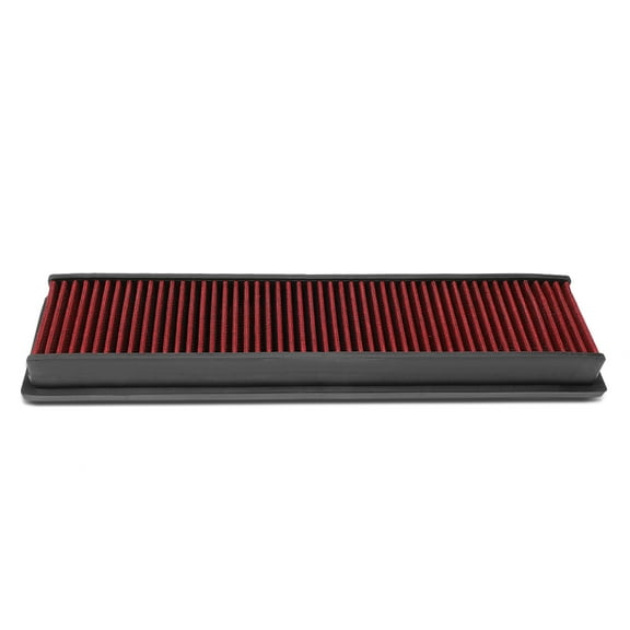 DNA Motoring AFPN-132-RD For Peugeot Cross / Ciroen C4 / Xsara Picasso Reusable Replacement Engine High Flow Drop-in Air Filter (Red)