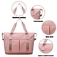 thumbnail image 5 of Bolsas de gimnasio expandibles, bolsas de lona para deportes y viajes de fin de semana, bolsas de gran capacidad para hombres y mujeres, bolsas de lona de viaje, bolsas de deporte tipo tote, 5 of 7