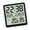 Black, variant on Elegant LCD Display Digital Wall Desk Alarm Clock with Time Date Week Temperature Humidity for Home Or Use Gift