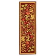 thumbnail image 3 of SAFAVIEH Chelsea Dania Floral Wool Area Rug, Burgundy, 2'6" x 4', 3 of 4