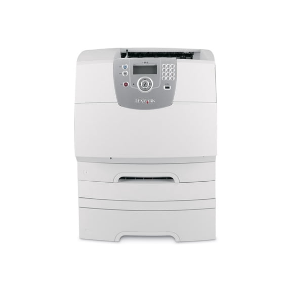 Restored Lexmark T640dtn Monochrome Laser Printer – Duplex, Network Ready, Extra Tray, 45 ppm, High-Performance Workgroup Printer, P/N: 20G0500