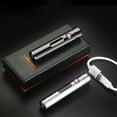 thumbnail image 4 of Encendedor de plasma recargable USB a prueba de viento - Sin llama e impermeable para acampadas, senderismo, equipo de supervivencia con silbato de emergencia, 4 of 8