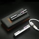 thumbnail image 4 of Encendedor de plasma recargable USB a prueba de viento - Sin llama e impermeable para acampadas, senderismo, equipo de supervivencia con silbato de emergencia, 4 of 8