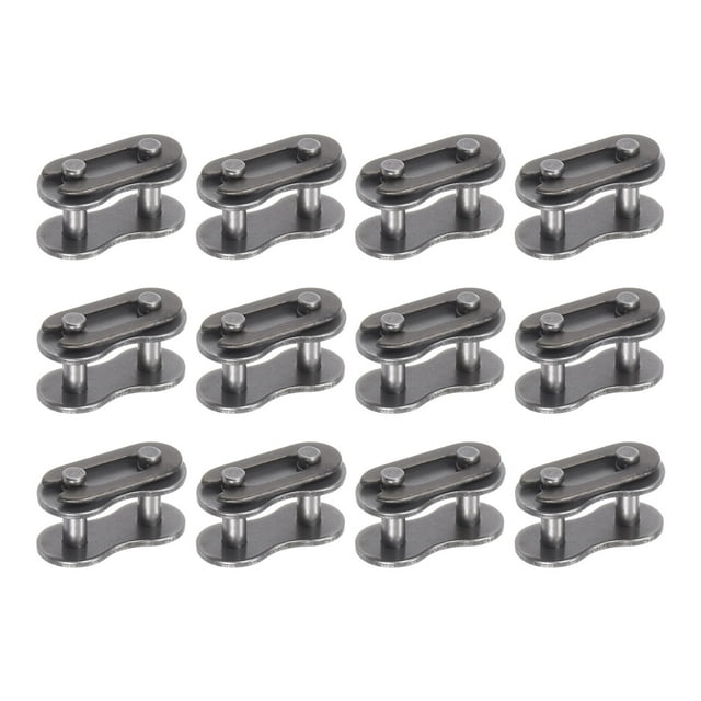 Unique Bargains 16Pack Chain Connector Link Roller, 5/16' Pitch Carbon Steel Split Links for 05B Chain
