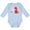 AE-Light Blue, variant on Inktastic My First Valentine's Day Red Dinosaur with a Heart Boys or Girls Long Sleeve Baby Bodysuit