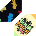 thumbnail image 4 of Sour Patch Kids Candy Socks for Adults, Funny Graphic Prints, Mix & Match 2 Pack, 4 of 7