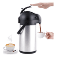 thumbnail image 1 of Termo Para Cafe Vencort Grande Acero Inoxidable Dispensador 3 Lts Xtellar Color Negro, 1 of 3