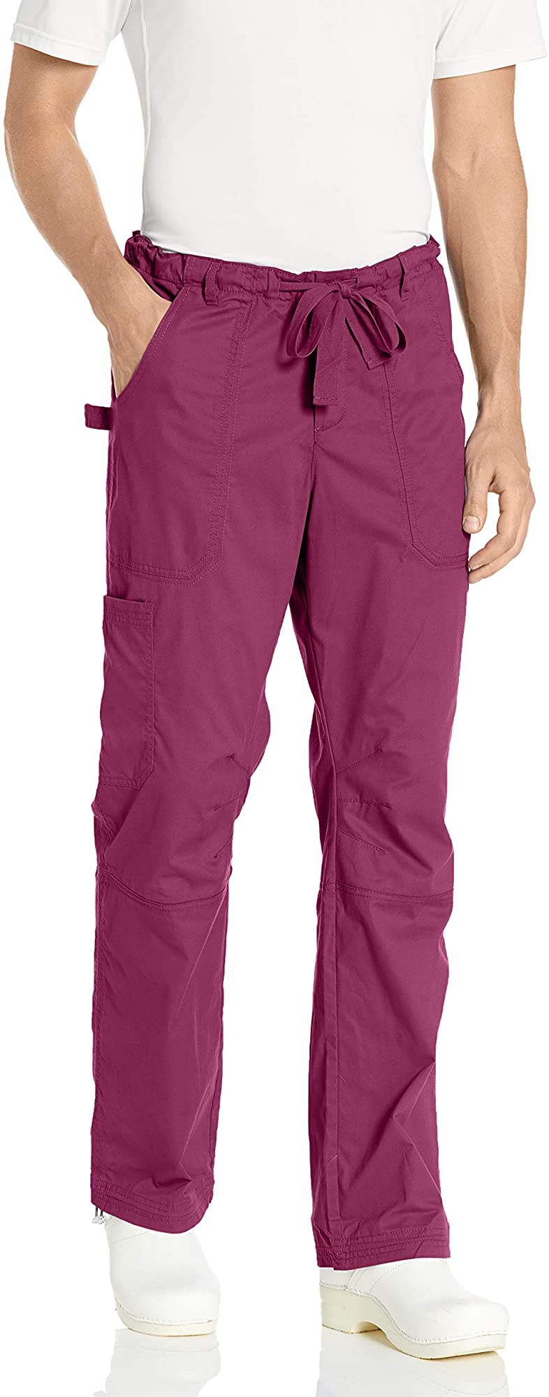 KOI James Elastic Mens Scrub Pants with 