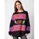thumbnail image 4 of Sudaderas para Mujer con Lentejuelas, Bloques de Color, Cuello Redondo, Larga, Brillantes, Lindas Sudaderas. Negro L, 4 of 7