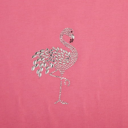 Coral Bay - Coral Bay Plus Short Sleeve Flamingo Tee 1X Pink 