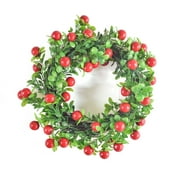 Angle View: Daily Golf Tools Simulation Garland Plastic Flower Party Festival Supplies Wall Circular Diameter 27cm Decor For Front Door Wreath