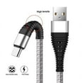 thumbnail image 4 of Type-C 3ft USB Cable for Galaxy S21 FE 5G - Power Cord Fast Charge USB-C Wire Sync Braided Compatible With Samsung Galaxy S21 FE 5G, 4 of 5