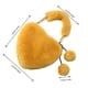 thumbnail image 5 of Bolso de Hombro con Corazón para Mujer Bolso Sintética de Felpa Amarillo, 5 of 5