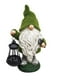 thumbnail image 2 of Estatua de gnomo de jardín de resina con luz LED | Decoración solar para exteriores, resistente a la intemperie | Figura de enano pintada a mano para estanque, patio, alféizar de ventana, encimer, 2 of 5