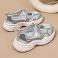 thumbnail image 4 of Gunia Sneakers For Toddler Girls Breathable Mesh Kids Sneakers Lightweight Casual Shoes Play Athletic Running Soprt Shoes Grey, 4 of 7