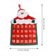 thumbnail image 2 of Calendario De Adviento De Navidad, Colgante No Tejido, Calendario De Adviento De Navidad De Papá Noel, Pendientes De Regalo, Pulsera, Conjunto De Abalorios De Cuentas, Regalo Diy matsuzay AP005978-00, 2 of 6