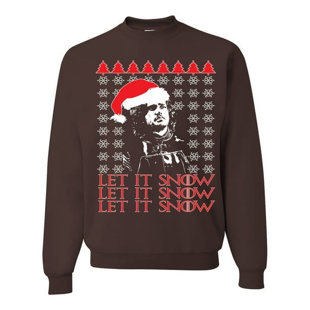 walmart sweater let it snow