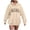 A01-Beige, variant on Godom Womens Oversized Letter Print Hoodies Graphic Fleece Sweatshirts Long Sleeve Pullover with Pocket 2025