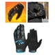 thumbnail image 5 of Guantes de motocicleta con pantalla táctil y absorción de impactos para ciclistas de montaña. Negro Azul M, 5 of 9