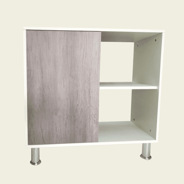 Mueble Bufetera Multiusos Decomobil Alacena con Puerta Blanco ABSOLUTO/Lombardia BU-02-BA/LO