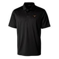 thumbnail image 2 of Men's Cutter & Buck Black Texas Longhorns Prospect Eco Textured Stretch Recycled Polo, 2 of 3