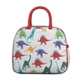 thumbnail image 2 of Womens Colorful Cartoon Dinosaurs Pattern Lunch Box for Work,Insulated Lunch Bag for Women,Loncheras Para Mujer,Leakproof Adult Lunch Bag for Work,Beach,Travel,Picnic,Camping, 2 of 7