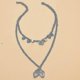 thumbnail image 2 of Shiny Fish Tail Pendant Necklace for Women Colorfu Bead Flowers Multilayer Gold Chain Choker Jewelry 14293---Product code 31371, 2 of 5