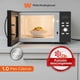 thumbnail image 1 of White Westinghouse  Horno de Microondas 1.0 pies  Modelo WWCMV10028WE  Display LED  Interior Gris  Manija de Aluminio  Plato Giratorio  Descongelado Botones para programas, 1 of 9