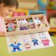thumbnail image 4 of Oso Conejo Familia Cambio de ropa Rompecabezas con caja de almacenamiento Rompecabezas juguetes ños 6 estilos diferentes Salvador Puzzle de Vestir, 4 of 10