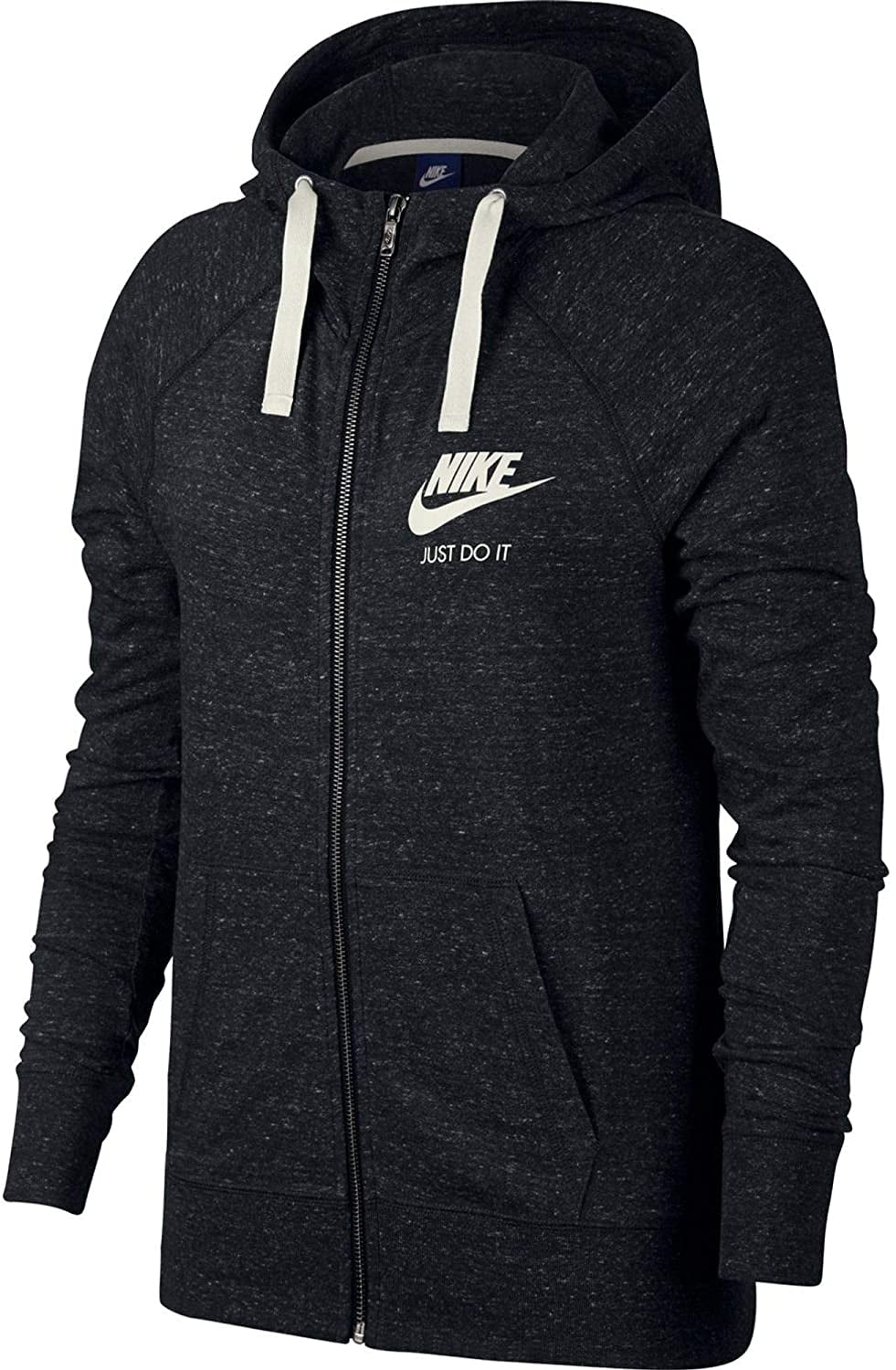 black nike zip up jacket women's