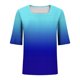 thumbnail image 5 of Blusas de Manga Corta para las Mujeres, Moda Verano Impreso, Blusas de Cuello Redondo, Chaqueta de Manga Corta para las Mujeres, 5 of 7
