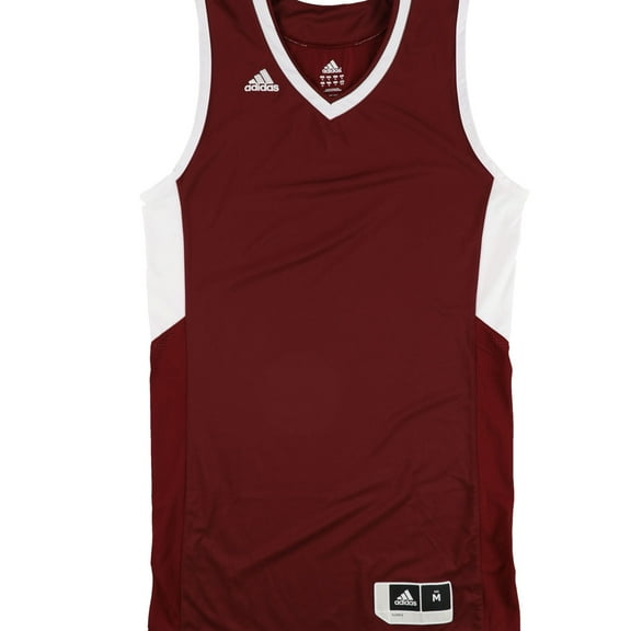 Adidas Mens Two Tone Jersey, Red, Large